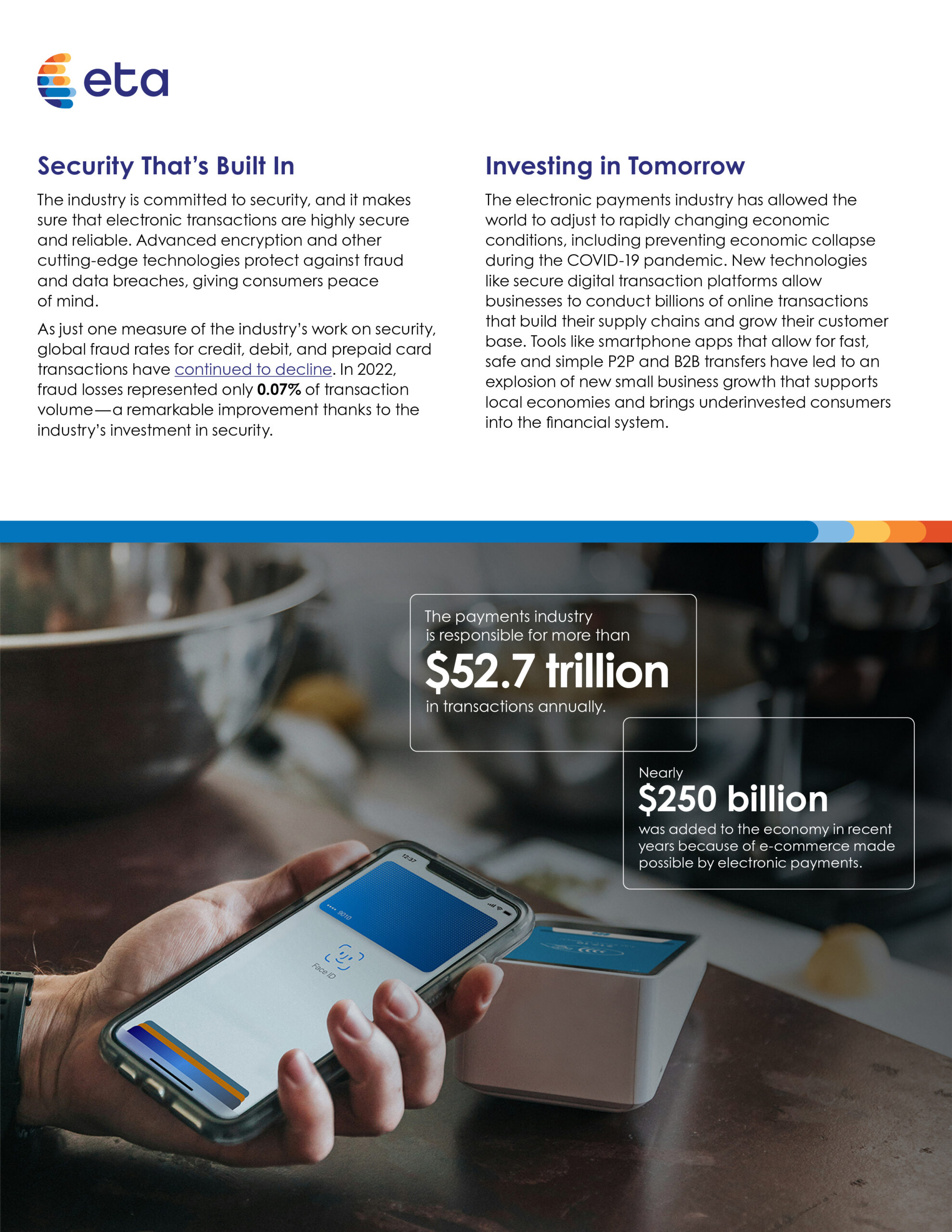 The Value of the Electronic Transactions Industry pg2