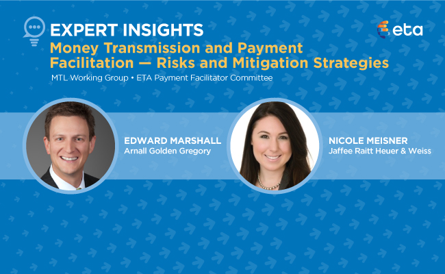 ETA Expert Insights: Money Transmission and Payment Facilitation — Risks and Mitigation Strategies