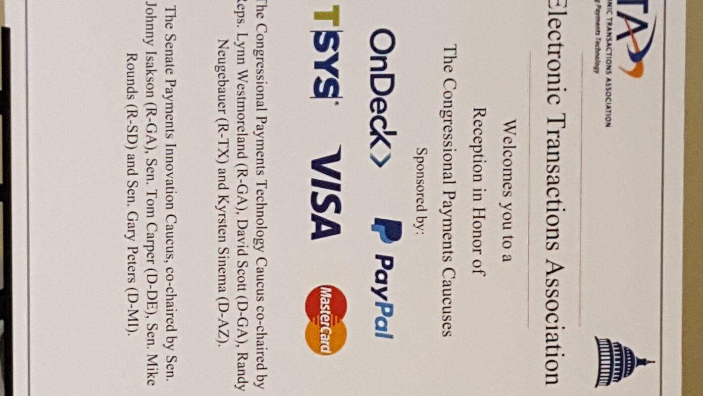 ETA Honors Congressional Payments Leaders at Annual Hill Reception
