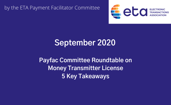 ETA Expert Insights: Money Transmitter Licenses – 5 Key Takeaways