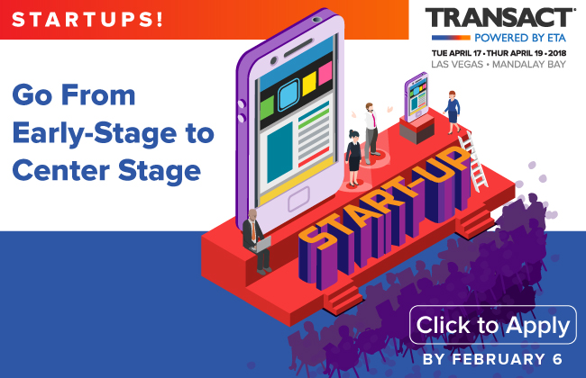 ETA Announces 2018 Payments Pitch-Off to take place at TRANSACT