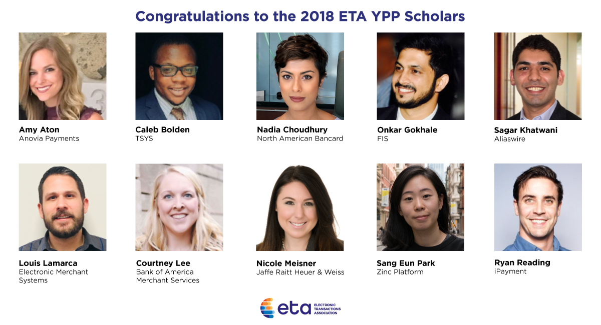 Introducing the 2018 ETA Young Payments Professionals Scholars